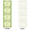 Tropical Leaves Border Linen Placemat - APPROVAL Set of 4 (single sided)