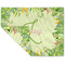 Tropical Leaves Border Linen Placemat - Folded Corner (double side)