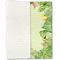 Tropical Leaves Border Linen Placemat - Folded Half