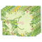Tropical Leaves Border Linen Placemat - MAIN Set of 4 (double sided)