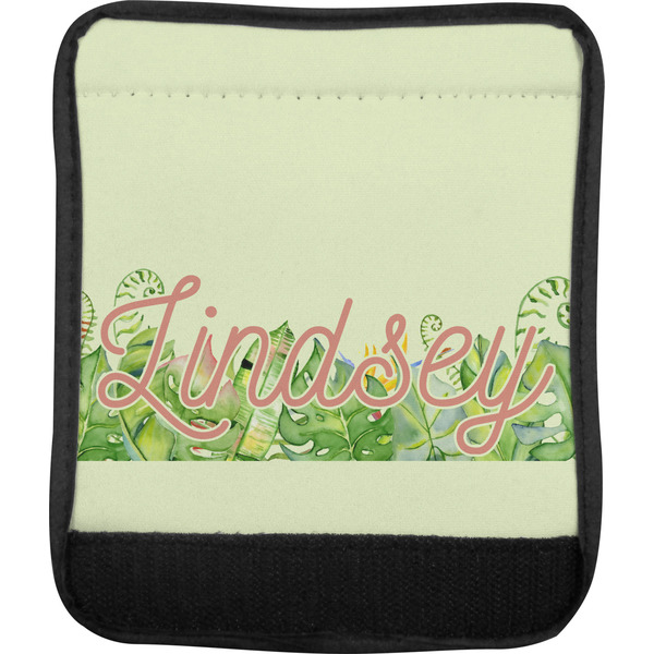 Tropical Leaves Border Luggage Handle Wrap (Approval)