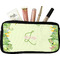 Tropical Leaves Border Makeup Case Small