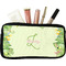 Tropical Leaves Border Makeup / Cosmetic Bag (Personalized)