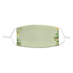 Tropical Leaves Border Kid's Cloth Face Mask - Standard