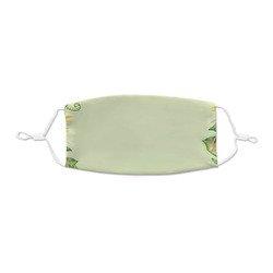 Tropical Leaves Border Kid's Cloth Face Mask - XSmall