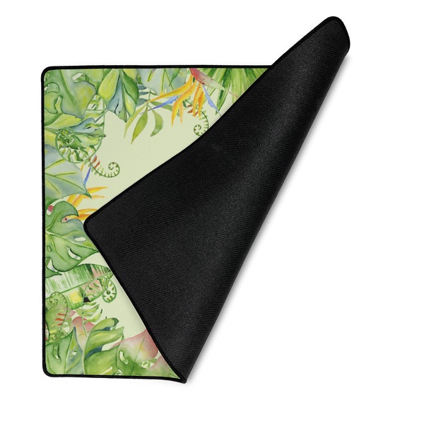 Tropical Leaves Border Medium Gaming Mats - FRONT W/FOLD