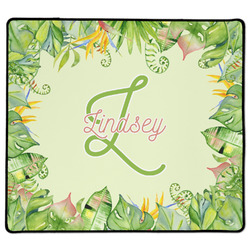Tropical Leaves Border XL Gaming Mouse Pad - 18" x 16" (Personalized)