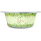 Tropical Leaves Border Stainless Steel Dog Bowl - Medium (Personalized)