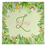 Tropical Leaves Border Microfiber Dish Towel (Personalized)