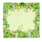 Tropical Leaves Border Microfiber Dish Rag - Front/Approval