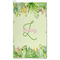 Tropical Leaves Border Microfiber Golf Towel (Personalized)