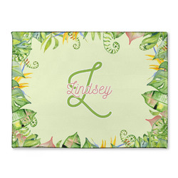 Tropical Leaves Border Microfiber Screen Cleaner (Personalized)