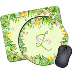 Tropical Leaves Border Mouse Pad (Personalized)