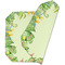 Tropical Leaves Border Octagon Placemat - Double Print (folded)