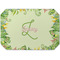 Tropical Leaves Border Octagon Placemat - Single front