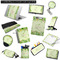 Tropical Leaves Border Office & Desk Accessories