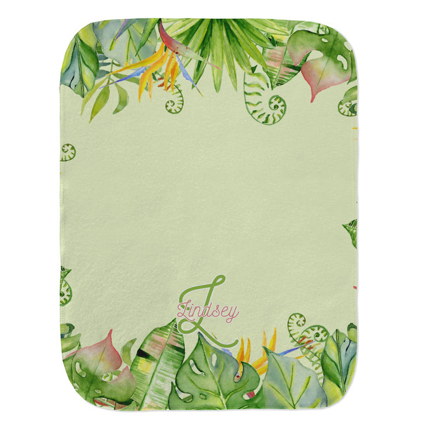 Tropical Leaves Border Old Burp Flat