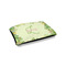 Tropical Leaves Border Outdoor Dog Bed - Small (Personalized)