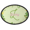 Tropical Leaves Border Oval Patch