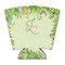 Tropical Leaves Border Party Cup Sleeves - with bottom - FRONT