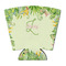 Tropical Leaves Border Party Cup Sleeve - with Bottom (Personalized)