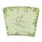 Tropical Leaves Border Party Cup Sleeves - without bottom - FRONT (flat)