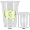 Tropical Leaves Border Party Cups - 16oz - Approval