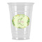 Tropical Leaves Border Party Cups - 16oz (Personalized)