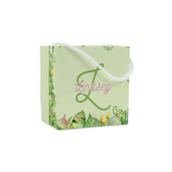 Tropical Leaves Border Party Favor Gift Bags (Personalized)