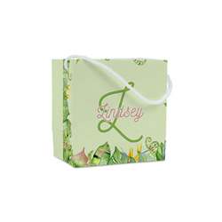 Tropical Leaves Border Party Favor Gift Bags (Personalized)