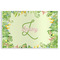 Tropical Leaves Border Disposable Paper Placemat - Front View