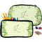 Tropical Leaves Border Pencil / School Supplies Bags Small and Medium