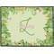 Tropical Leaves Border Door Mat (Personalized)