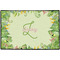 Tropical Leaves Border Personalized Door Mat - 36x24 (APPROVAL)