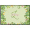 Tropical Leaves Border Door Mat - 36"x24" (Personalized)