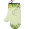 Tropical Leaves Border Personalized Oven Mitt - Left
