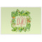 Tropical Leaves Border Personalized Placemat (Back)