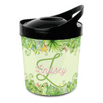Tropical Leaves Border Plastic Ice Bucket (Personalized)