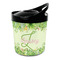 Tropical Leaves Border Personalized Plastic Ice Bucket