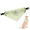 Tropical Leaves Border Dog Bandana - XLarge (Personalized)