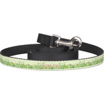 Tropical Leaves Border Dog Leash (Personalized)