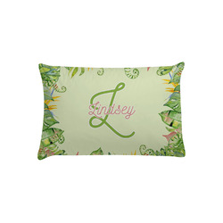 Tropical Leaves Border Pillow Case - Toddler (Personalized)