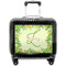 Tropical Leaves Border Pilot Bag Luggage with Wheels