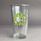 Tropical Leaves Border Pint Glass - Two Content - Front/Main