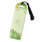 Tropical Leaves Border Plastic Bookmarks - Front