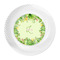 Tropical Leaves Border Plastic Party Dinner Plates - Approval