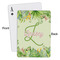 Tropical Leaves Border Playing Cards - Approval