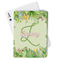 Tropical Leaves Border Playing Cards - Front View