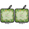 Tropical Leaves Border Pot Holders - Set of 2 APPROVAL