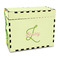 Tropical Leaves Border Recipe Box - Full Color - Front/Main